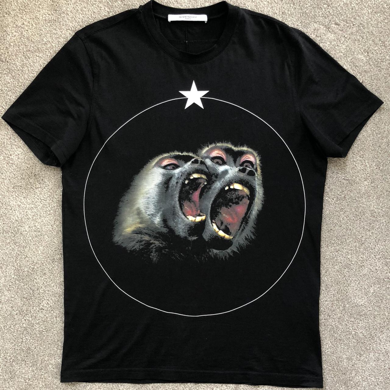 Givenchy screaming monkey t shirt hotsell