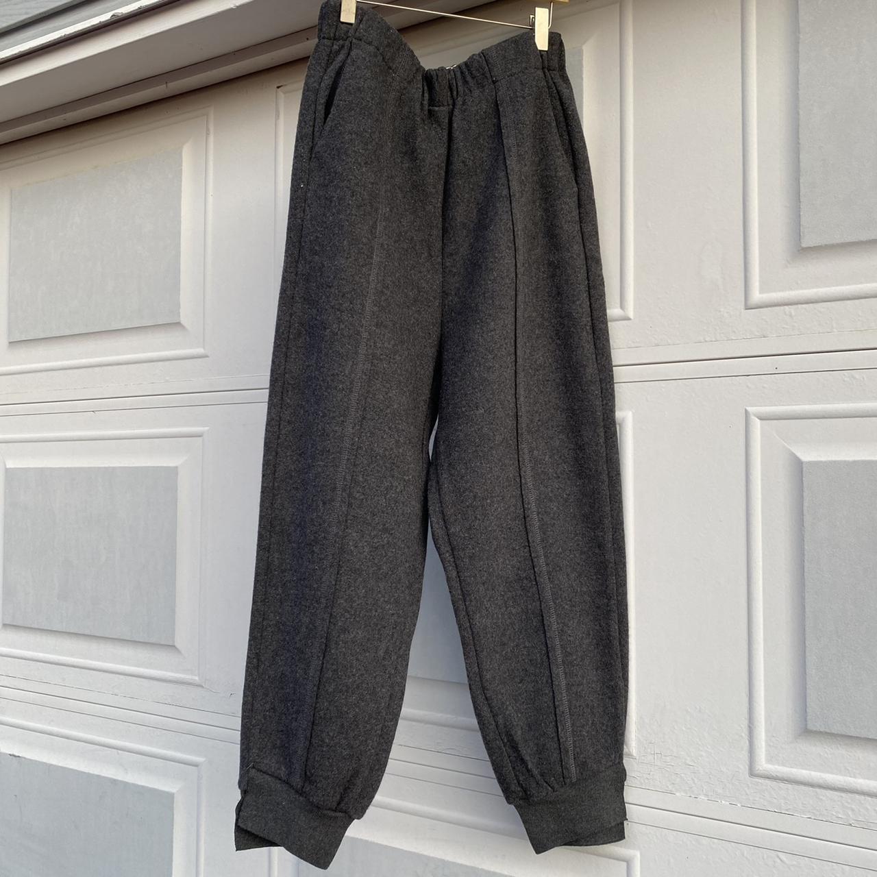 dark grey wool sweatpants with cuffs. i bought these... - Depop