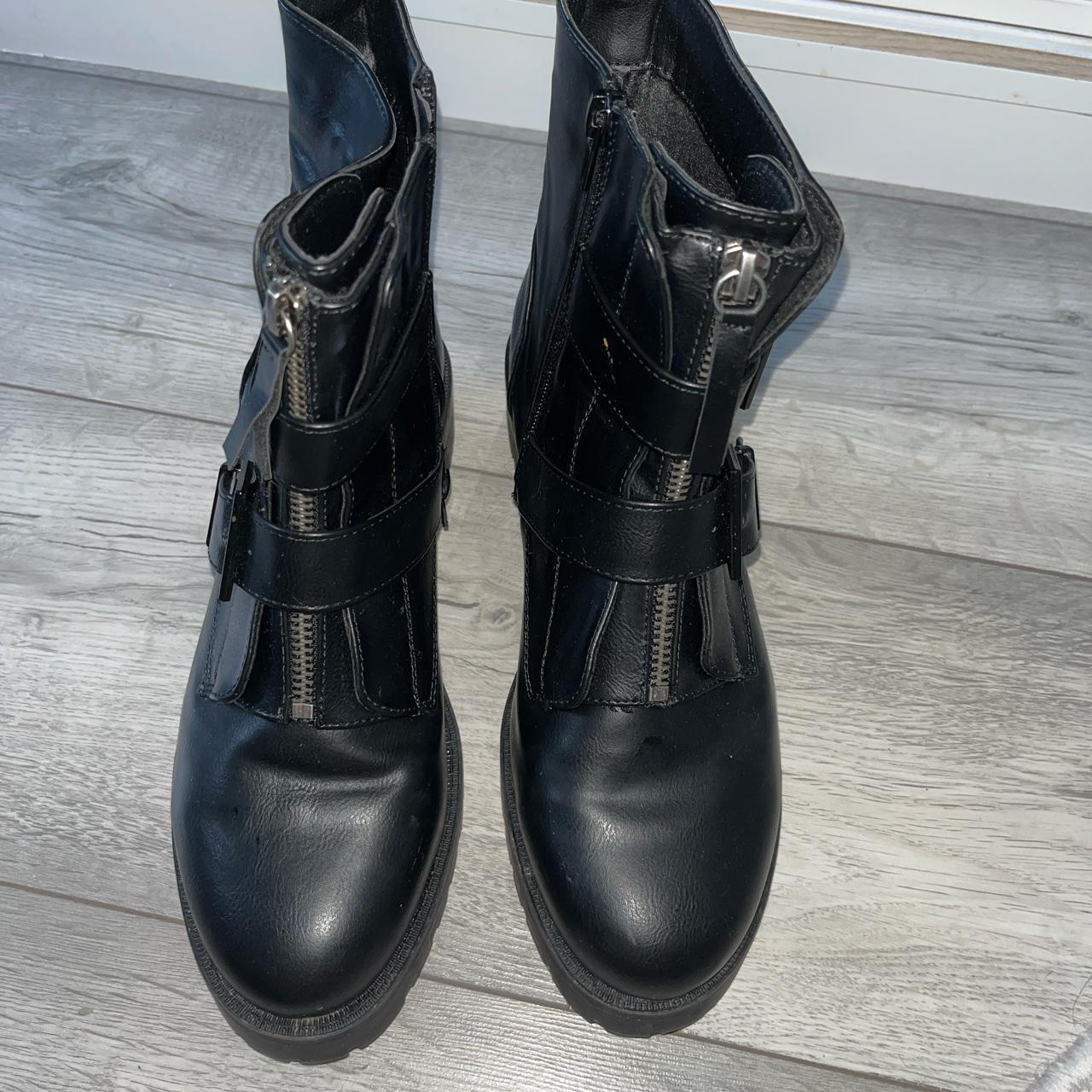 Womens river island black boots Size UK 6. Have... Depop