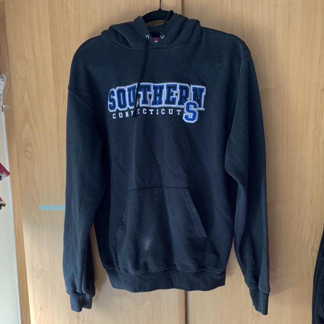 Small University of Louisville Champion Hoodie. Worn - Depop