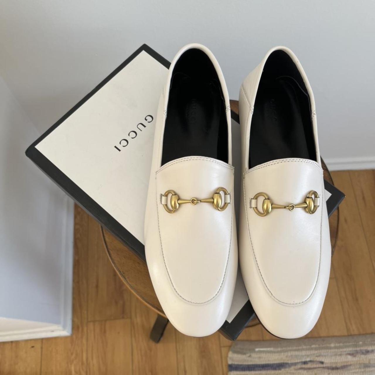 Cream sales gucci loafers