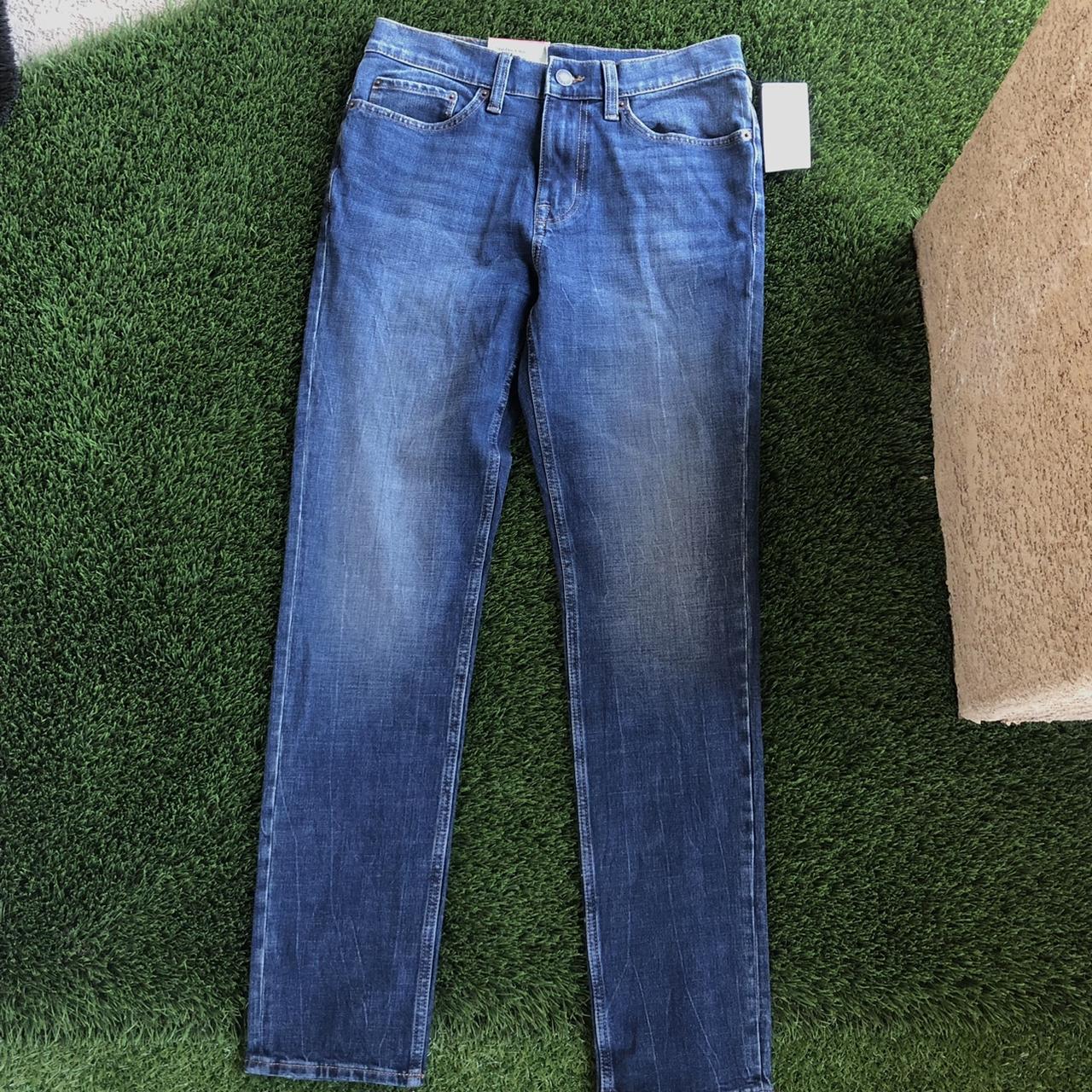 + medium/dark wash skinny jeans + tags still... - Depop