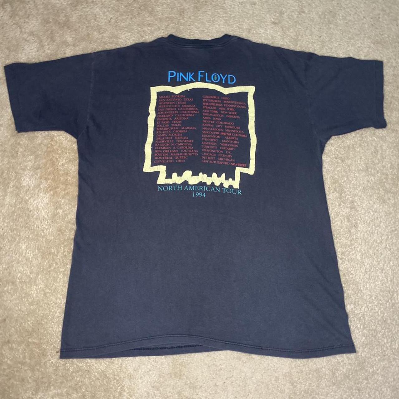 Vintage Pink Floyd Division Bell 1994 Tour T-Shirt... - Depop