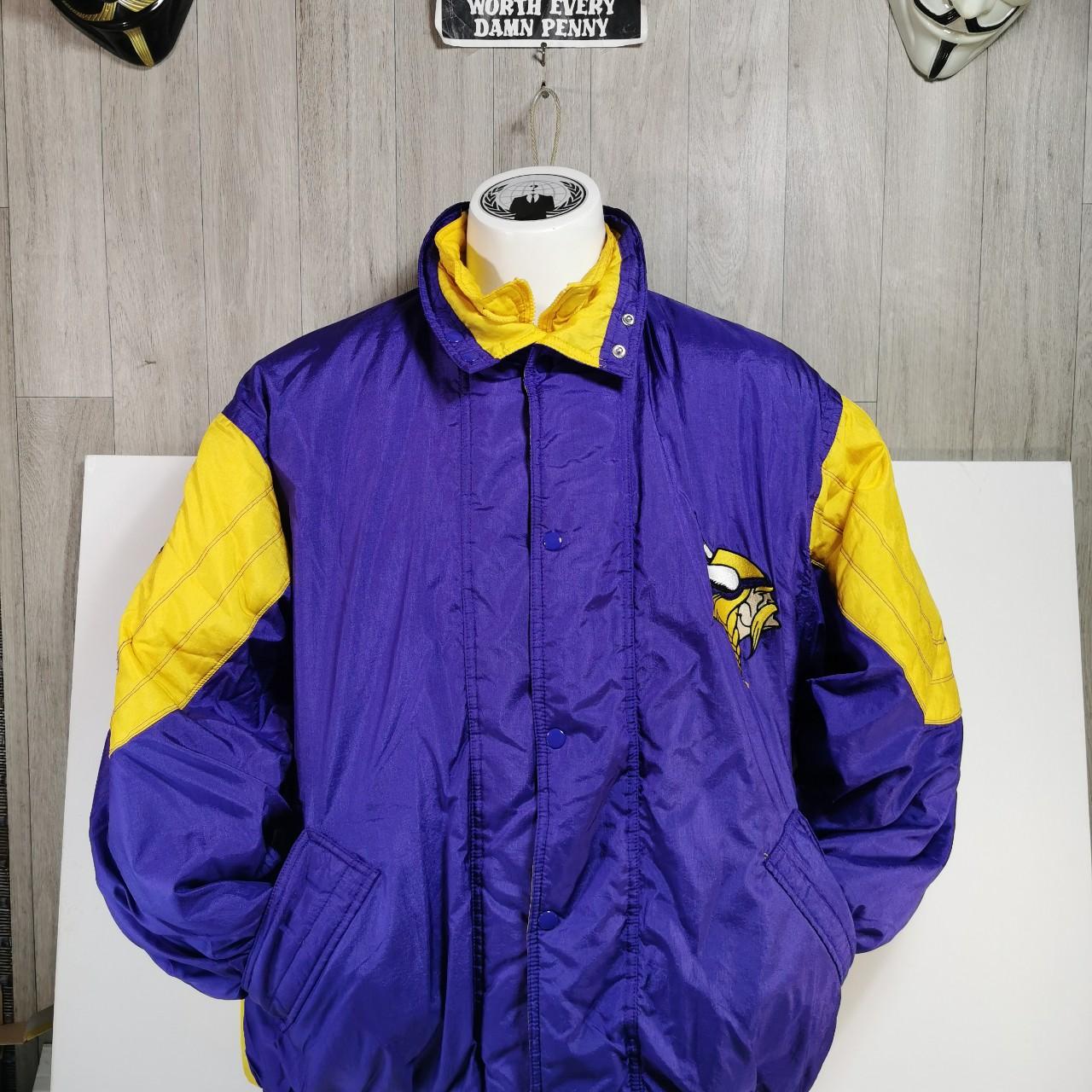 NFL, Jackets & Coats, Nfl Minnesota Vikings Football Windbreaker Coat In  Size Xxl