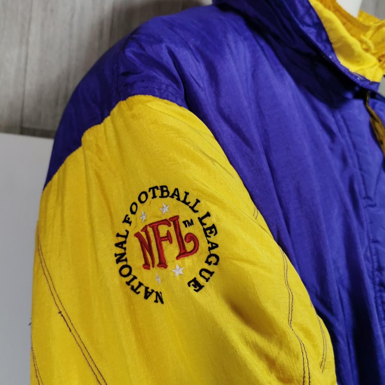 Vintage 90's Minnesota Vikings Winter Coat Used in - Depop