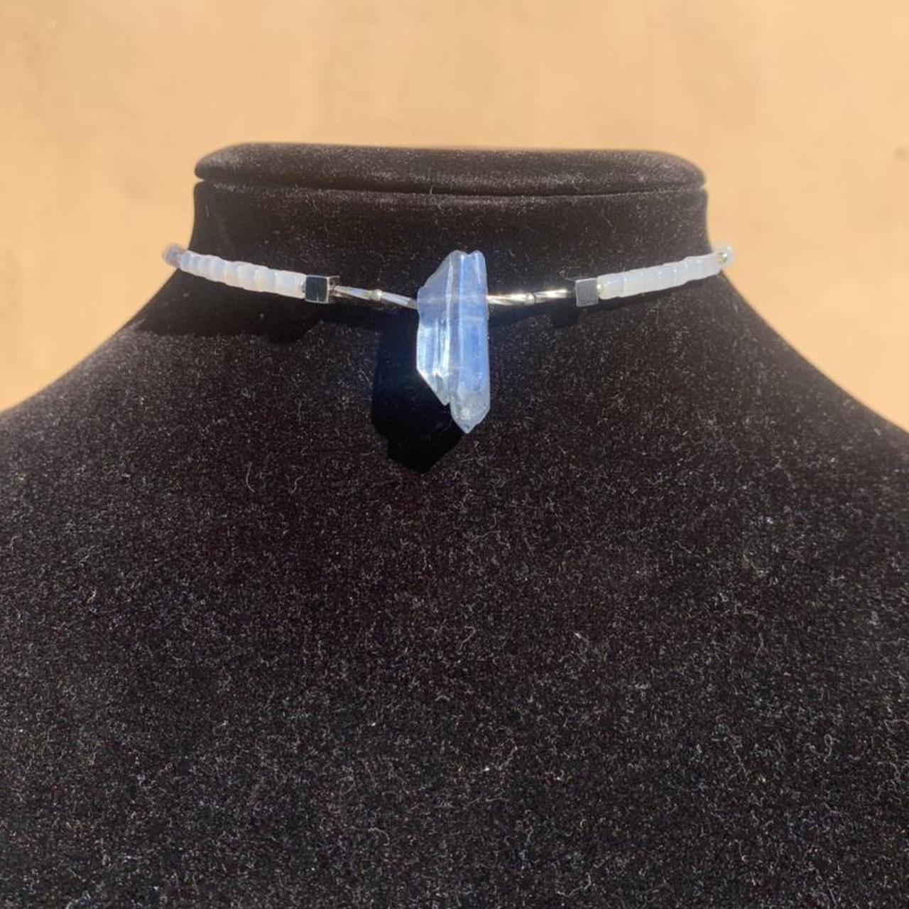 Women's Silver and Blue Jewellery