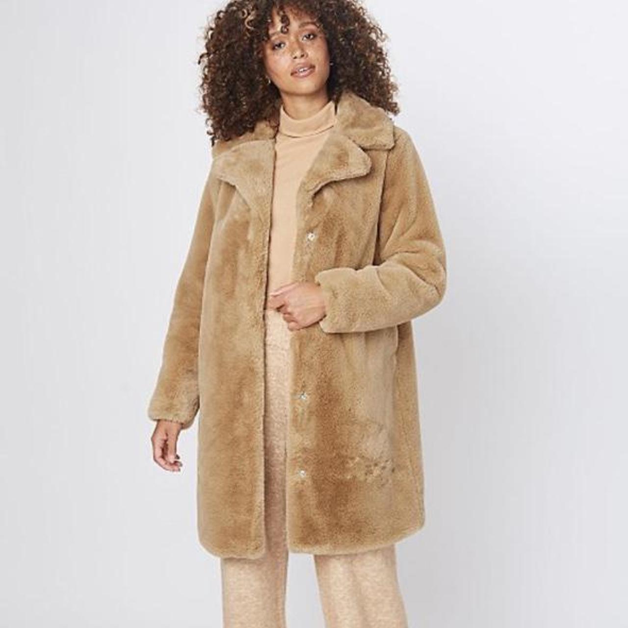 faux fur formal jacket