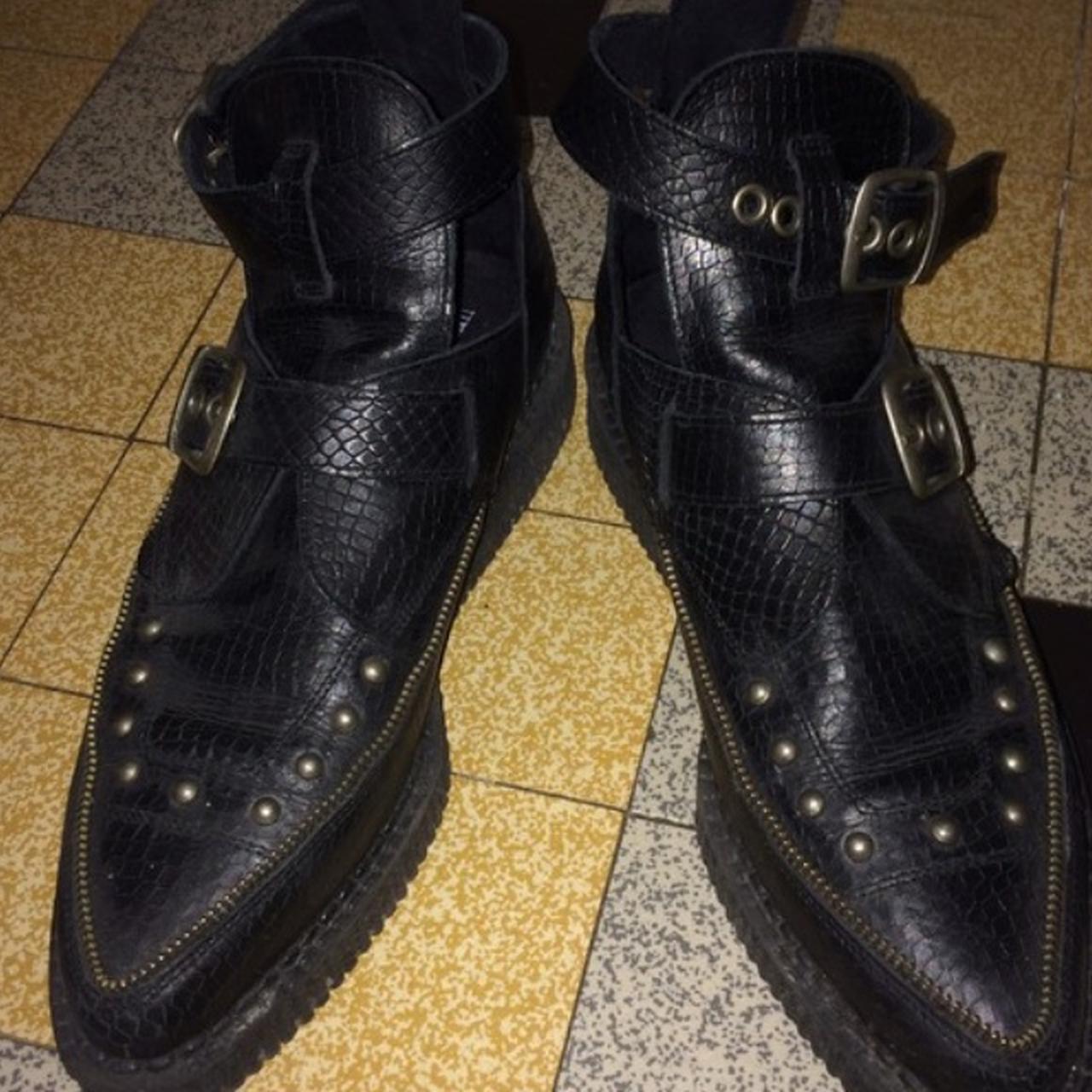 Underground creepers bondage boots eu size 41 Depop