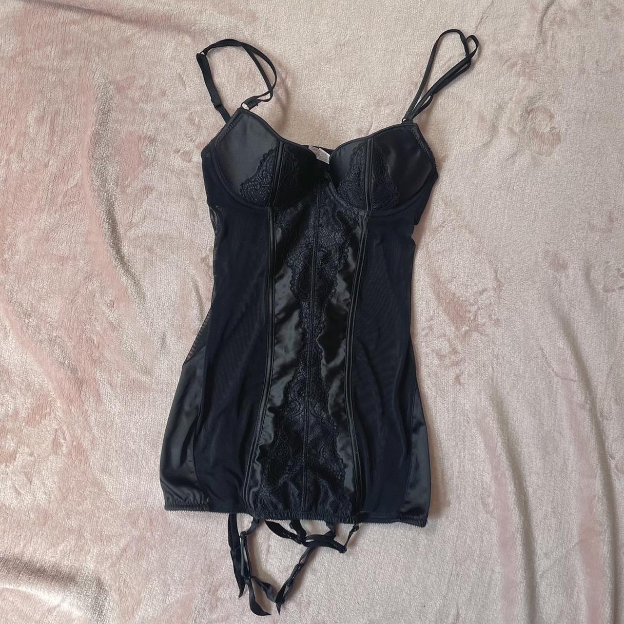 Boutique La Vie en Rose Women's Black Dress | Depop