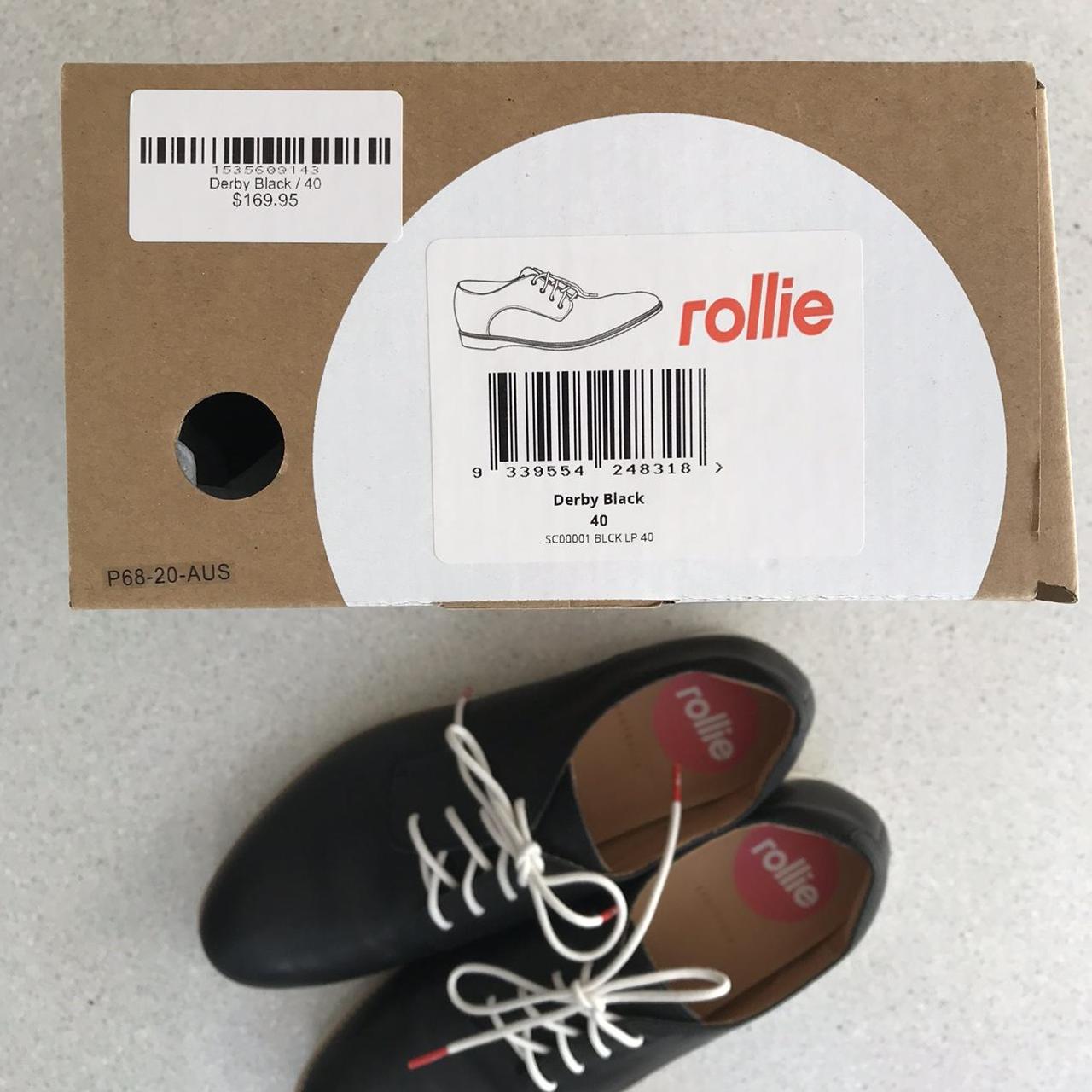 Black Derby” Rollie Shoes Worn Once For An Hour Depop