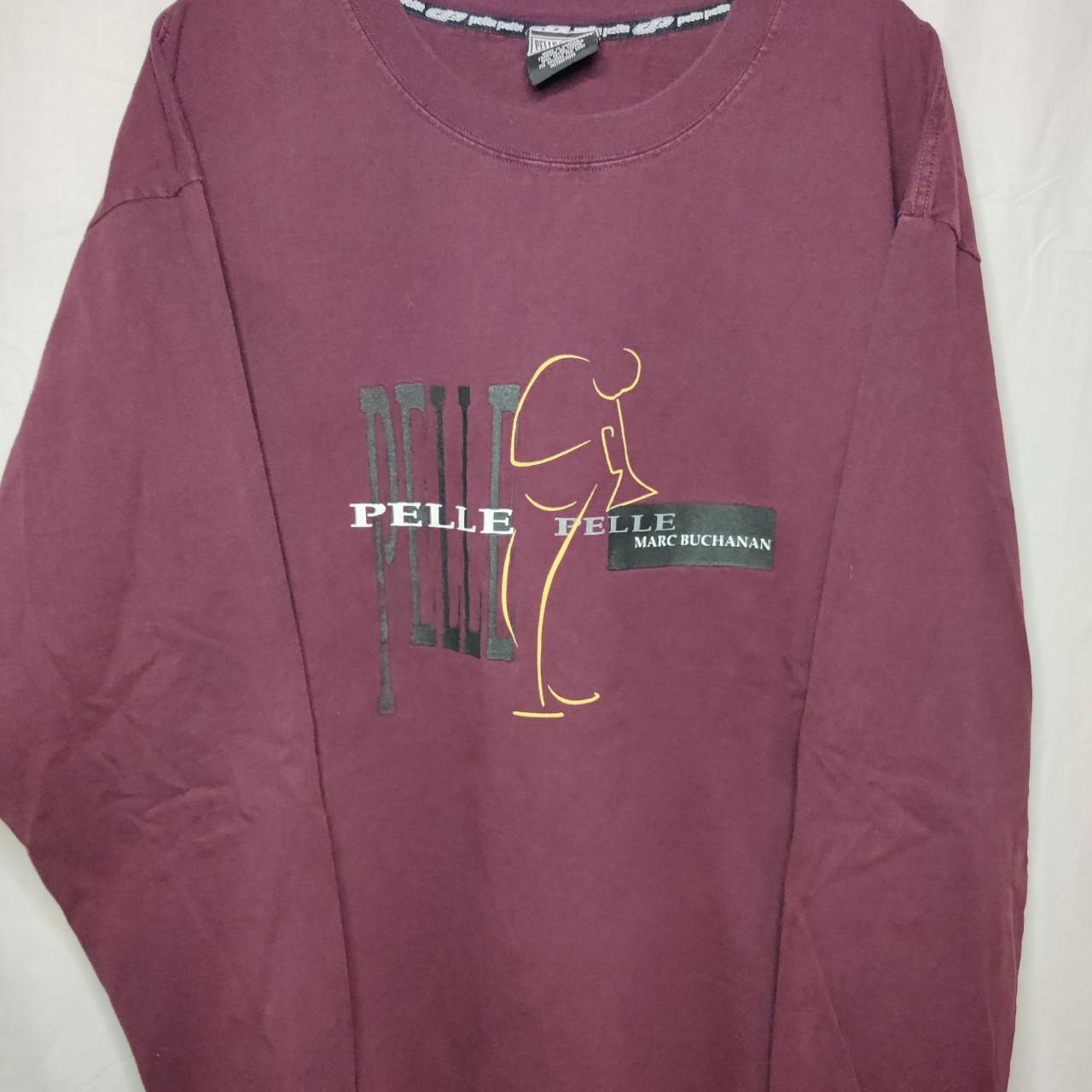 Pelle Pelle Men's Burgundy T-shirt