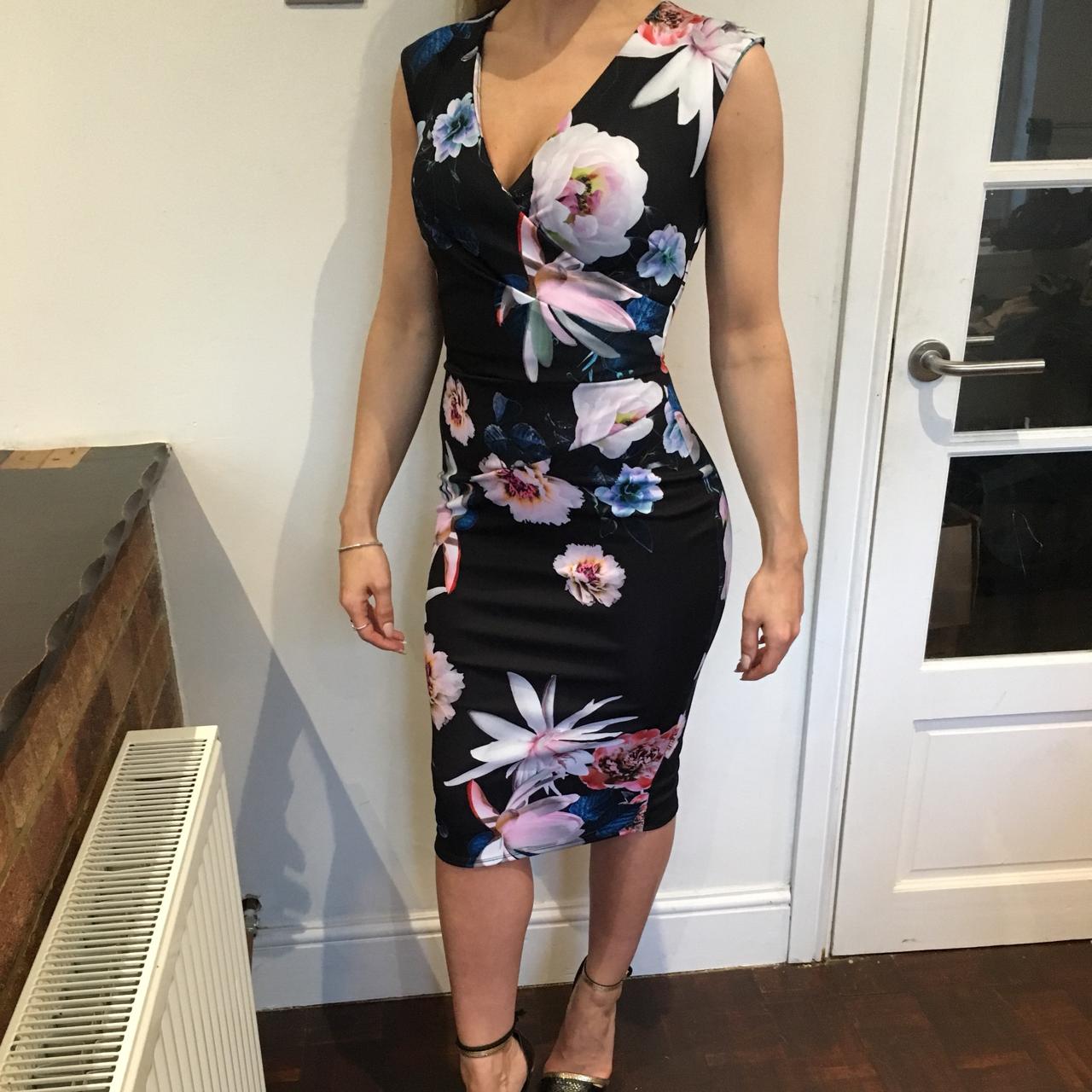 Black Floral Jessica Wright NEVER worn