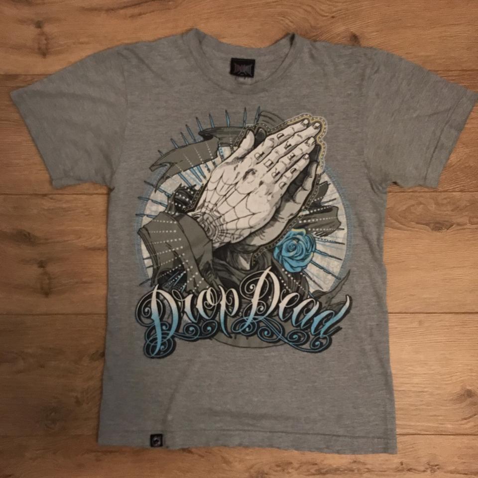 OG Drop Dead “praying hands” t shirt printed on... - Depop