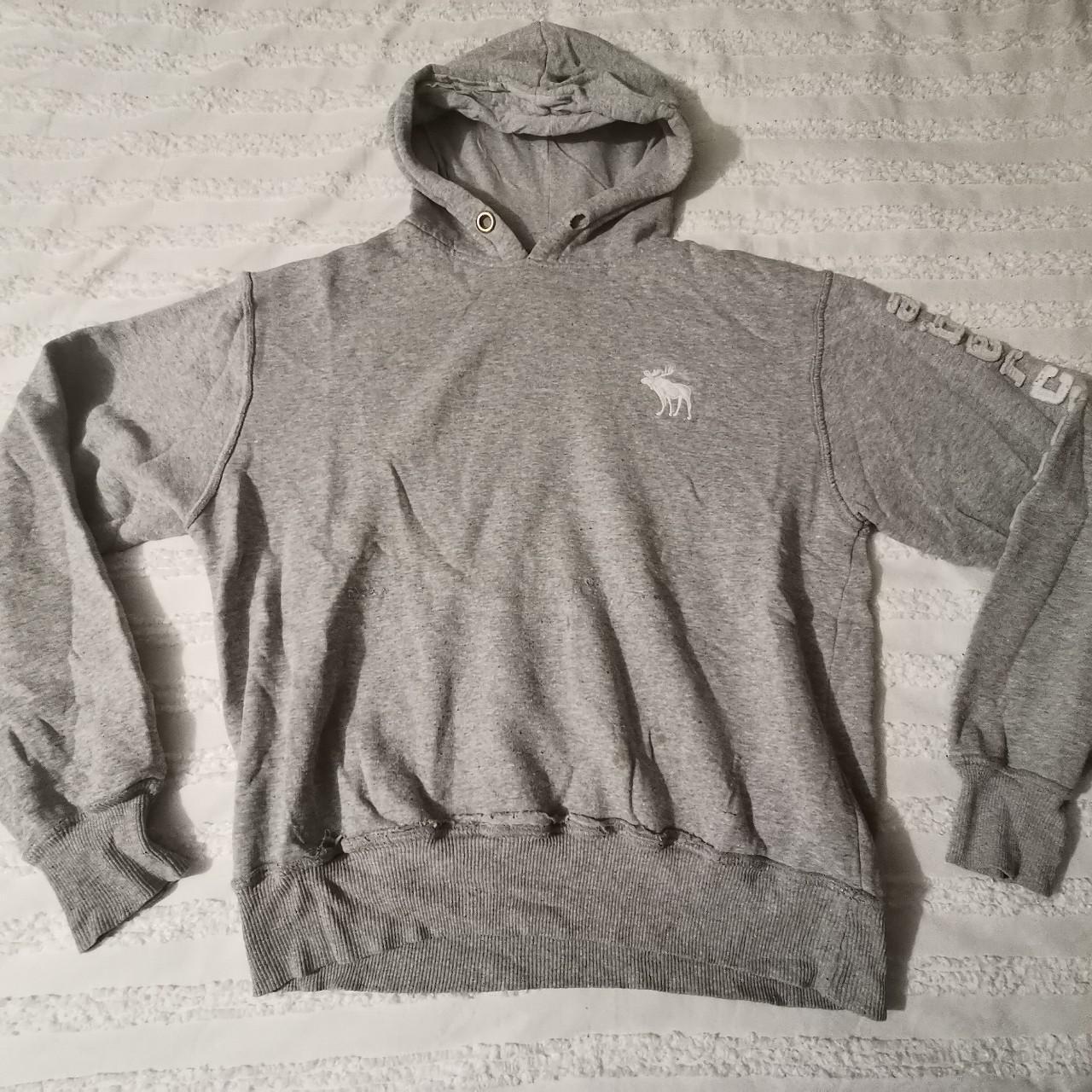 Abercrombie & Fitch Men's Green Hoodie Depop