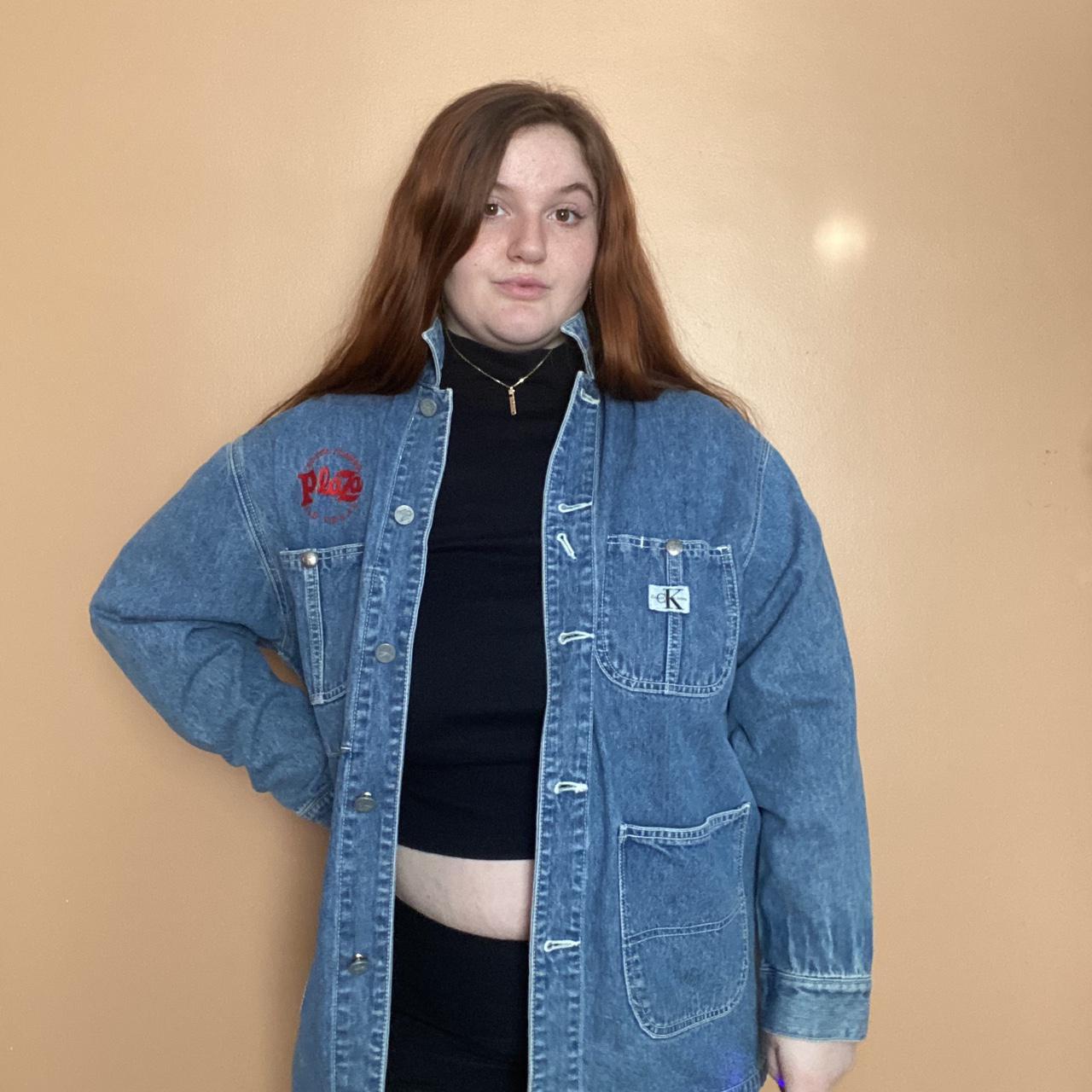 calvin klein denim jacket vintage