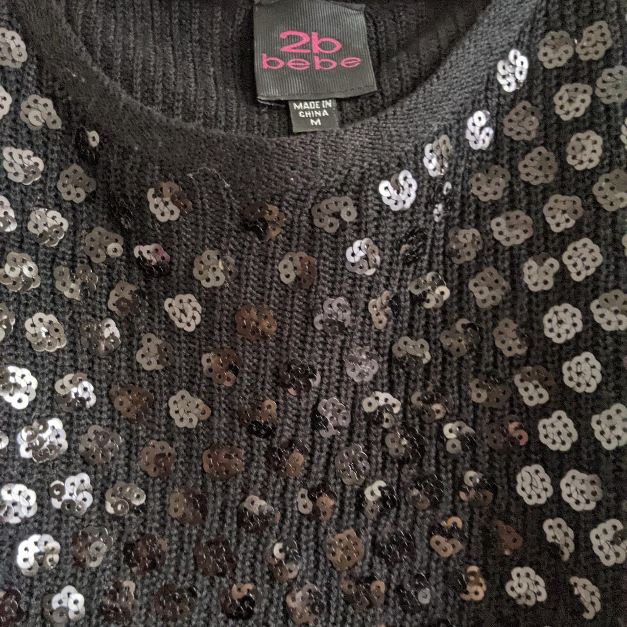 Product Image 2 - black sequin top 

size m
yarn