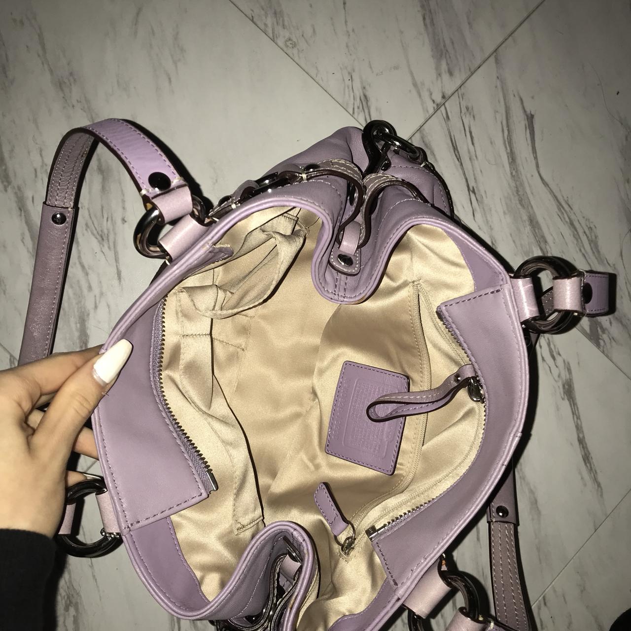 Coach discount lavender purse