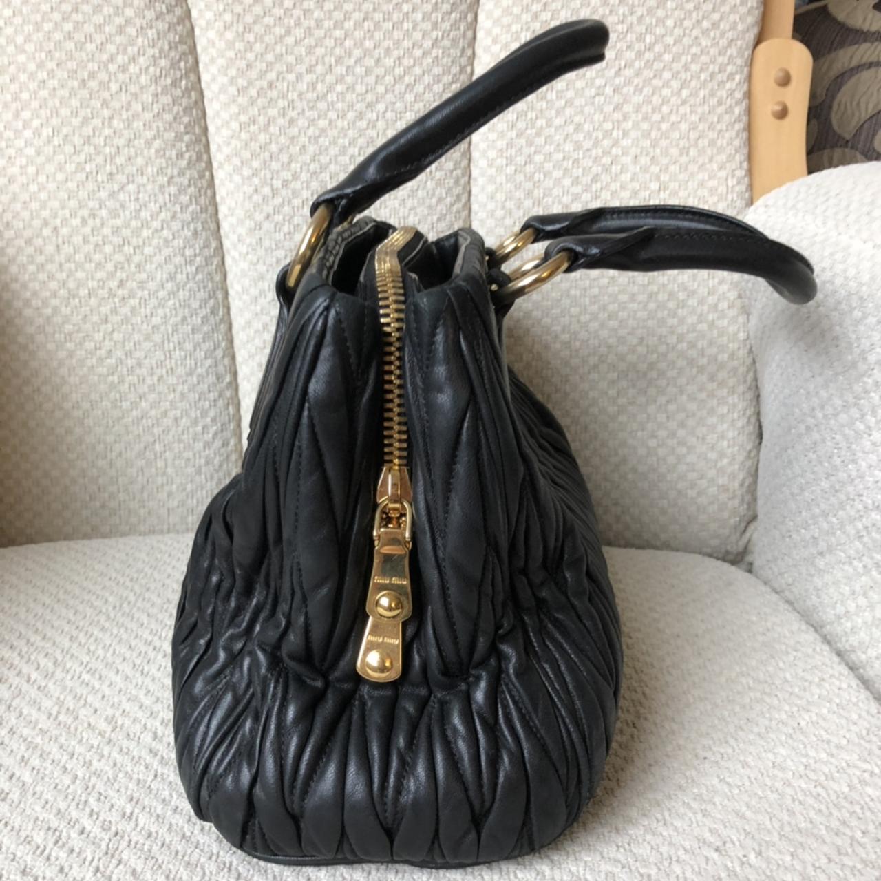 Miu Miu, Bags, Miu Miu Matelasse Lamb Leather Medium Handbag