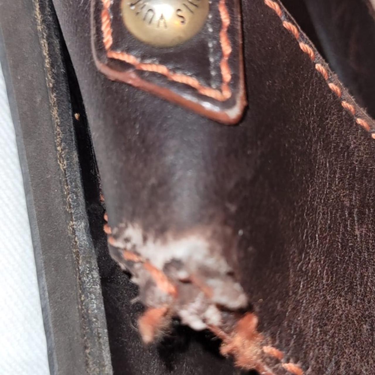 $995 Louis Vuitton Men's Brown Leather Sandals Sz LV 8 US 9  AUTHENTIC😍