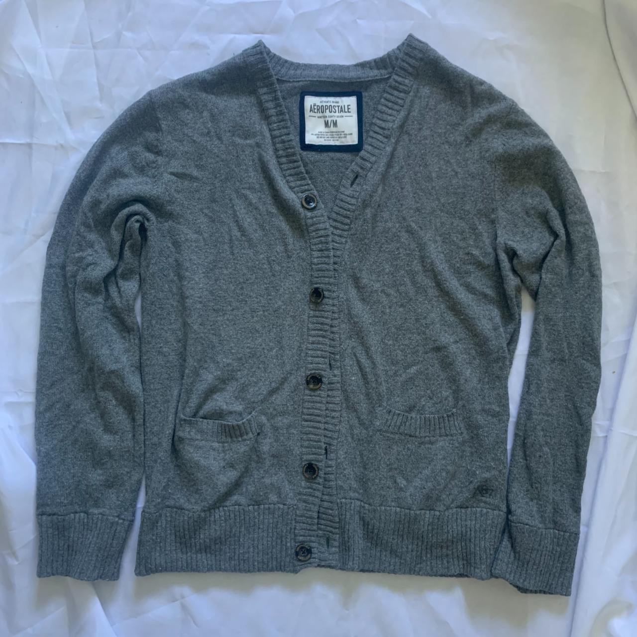 Men's Grey Cardigan | Depop