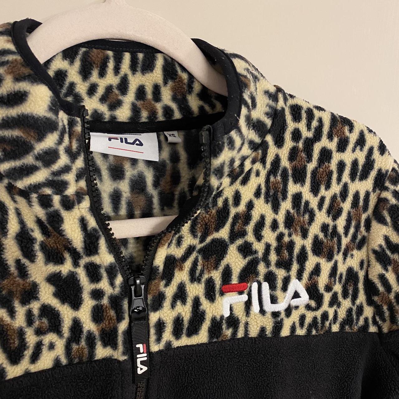 Fila leopard print jumper deals