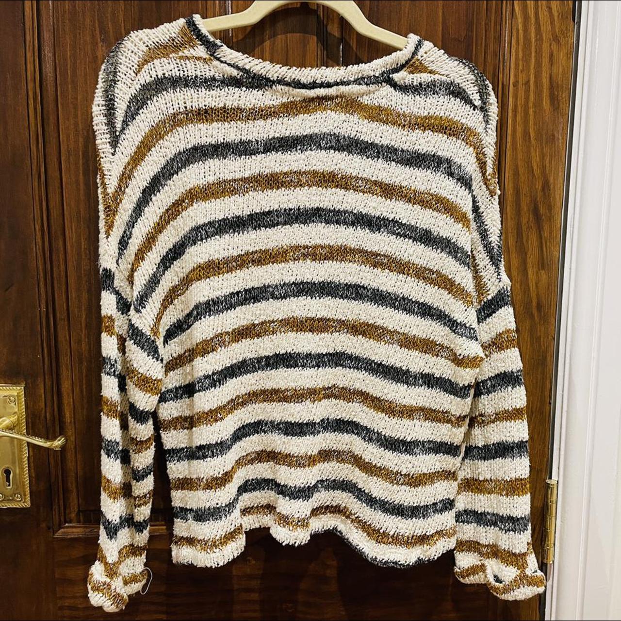 Used and in great condition! Mango stripes jumper.... - Depop