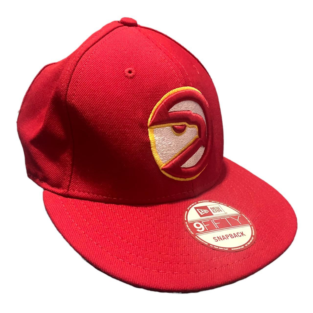 New Era Atlanta Hawks Basic 9FIFTY Snapback Cap - Red