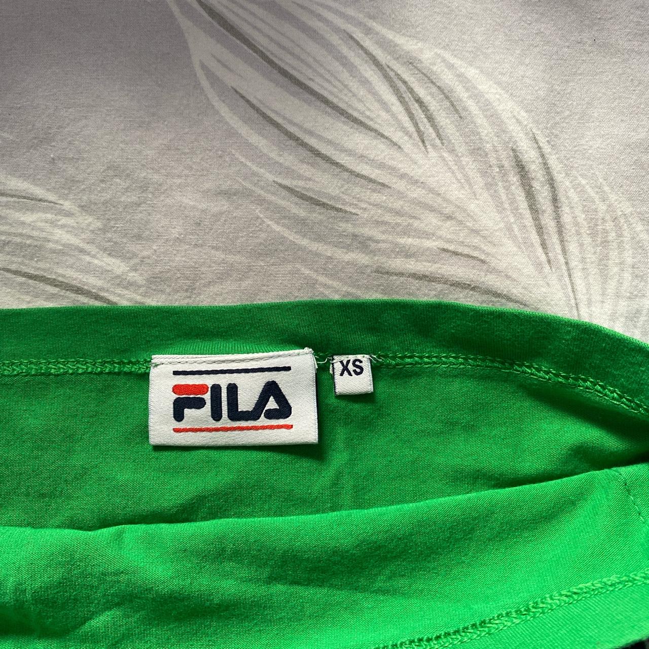 Fila Crop Top Green Size Xs X Vintage Fila Croptop Depop