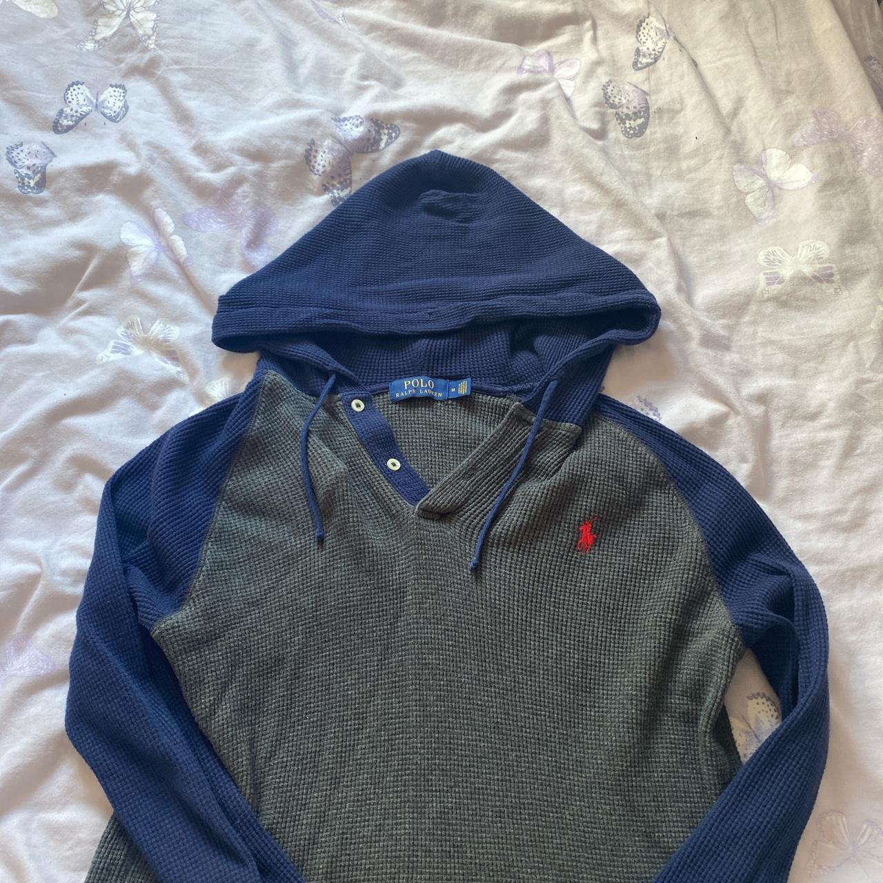Ralph Lauren thin hoodie- size medium... - Depop