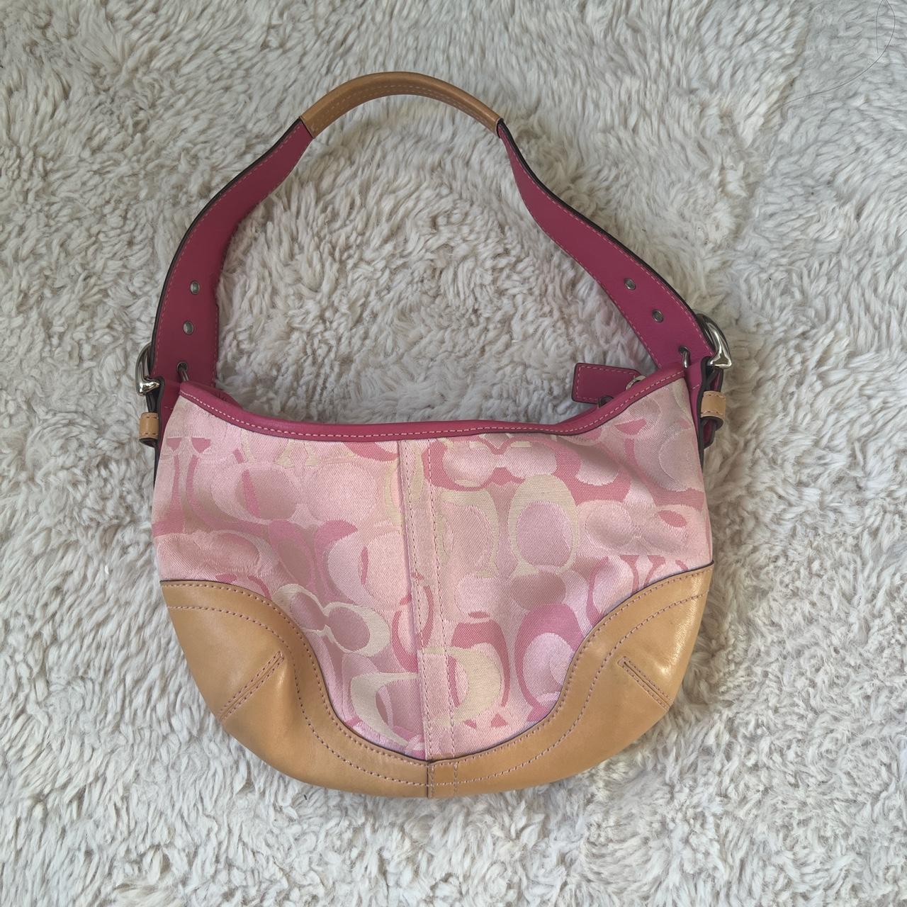 Vintage Pink Coach Purse Hobo Soho  Pink coach purses, Purses, Coach purses