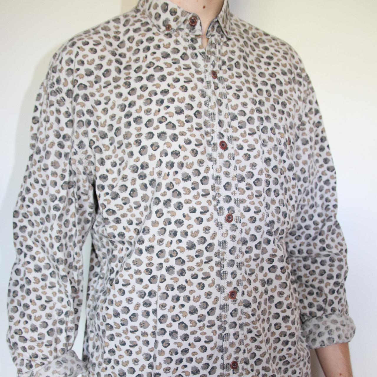 french connection leopard print shirt