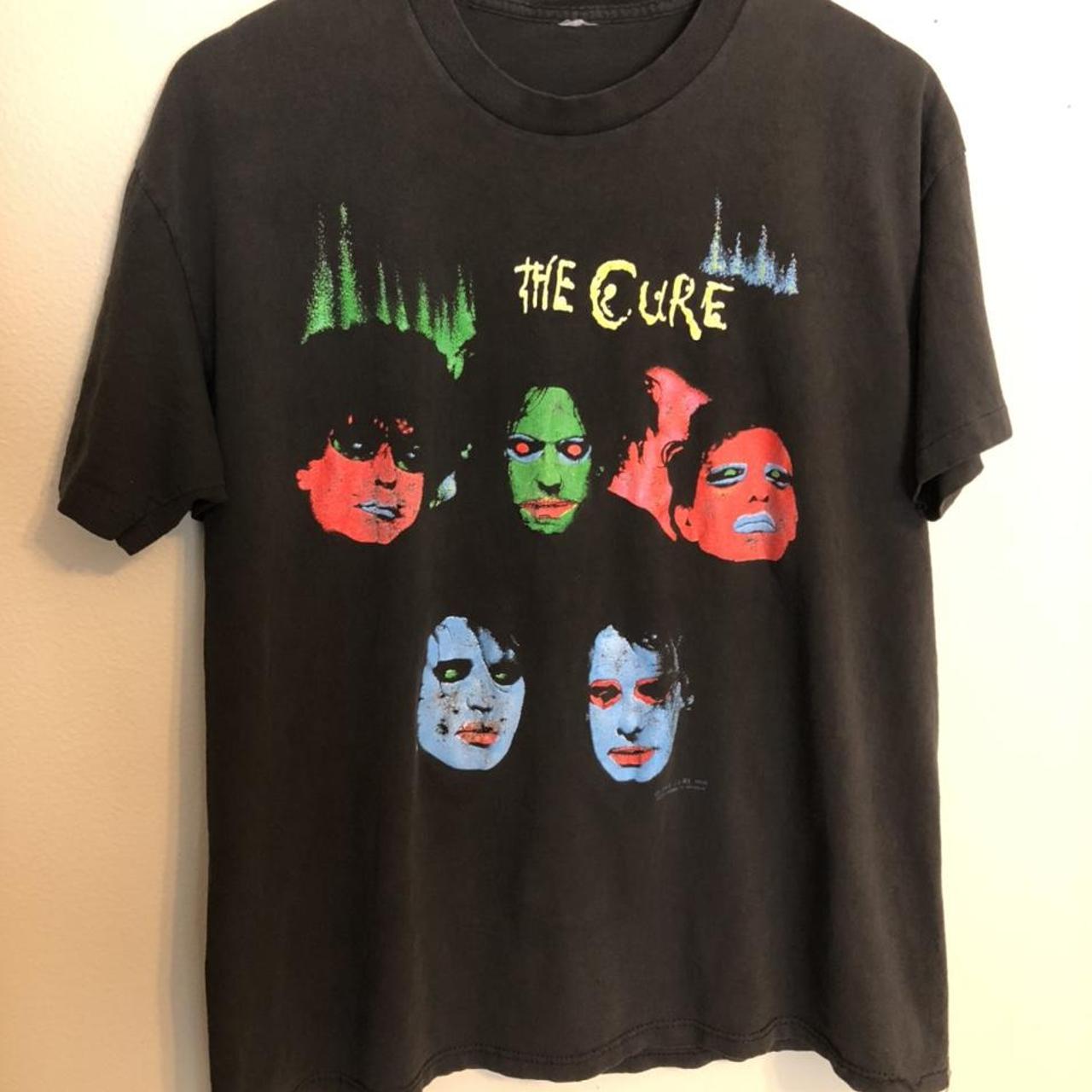 Vintage The Cure 80s in between days tee shirt... - Depop