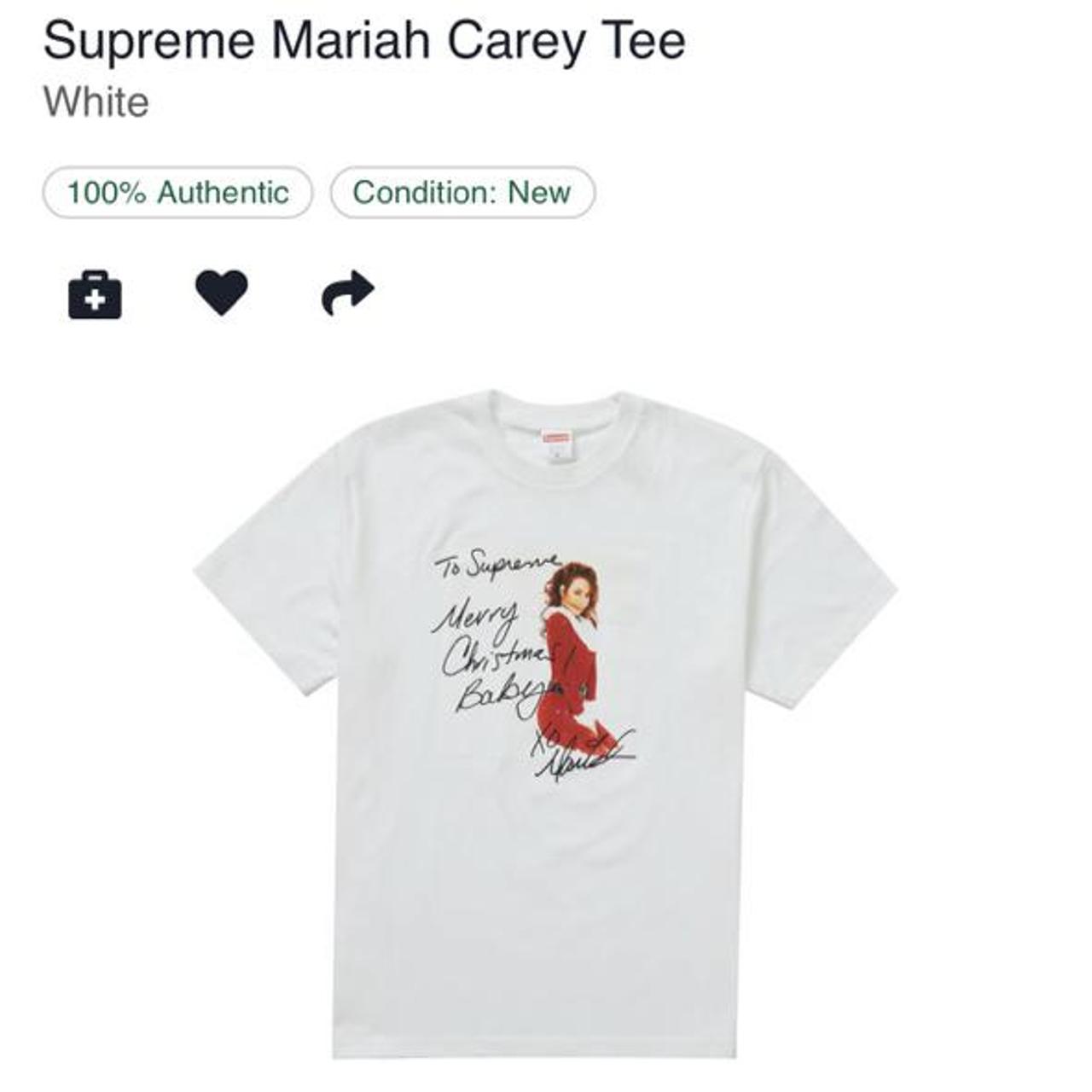 Supreme Mariah Carey Tee in medium white! Perfect... - Depop