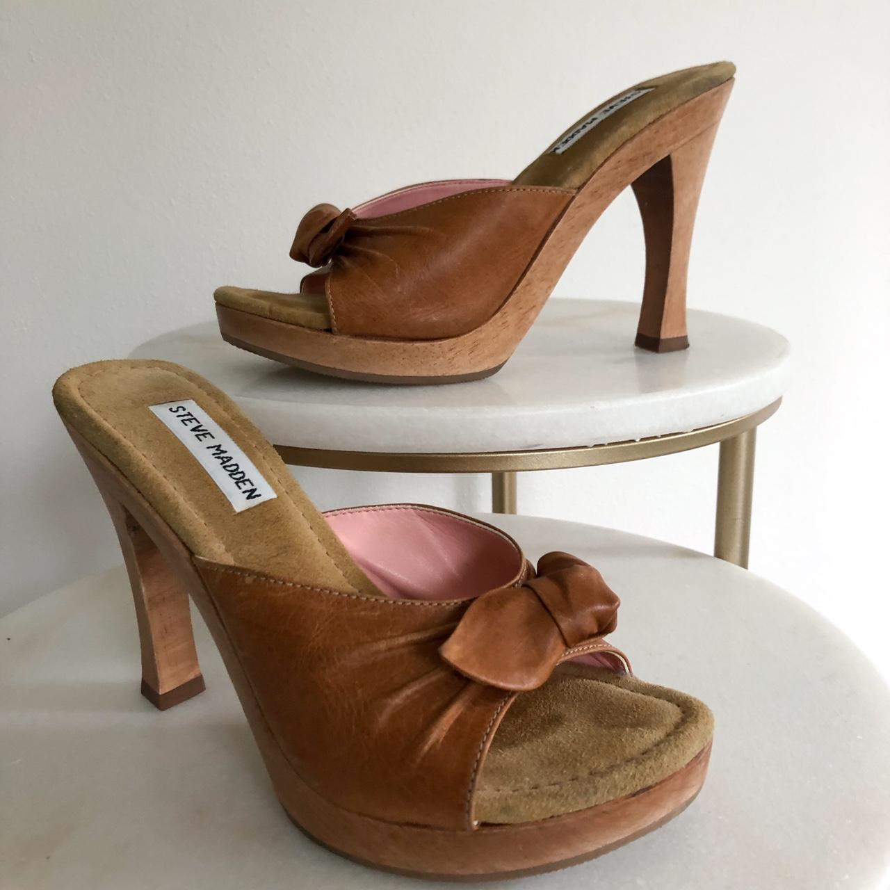 Steve madden 2024 wooden heels