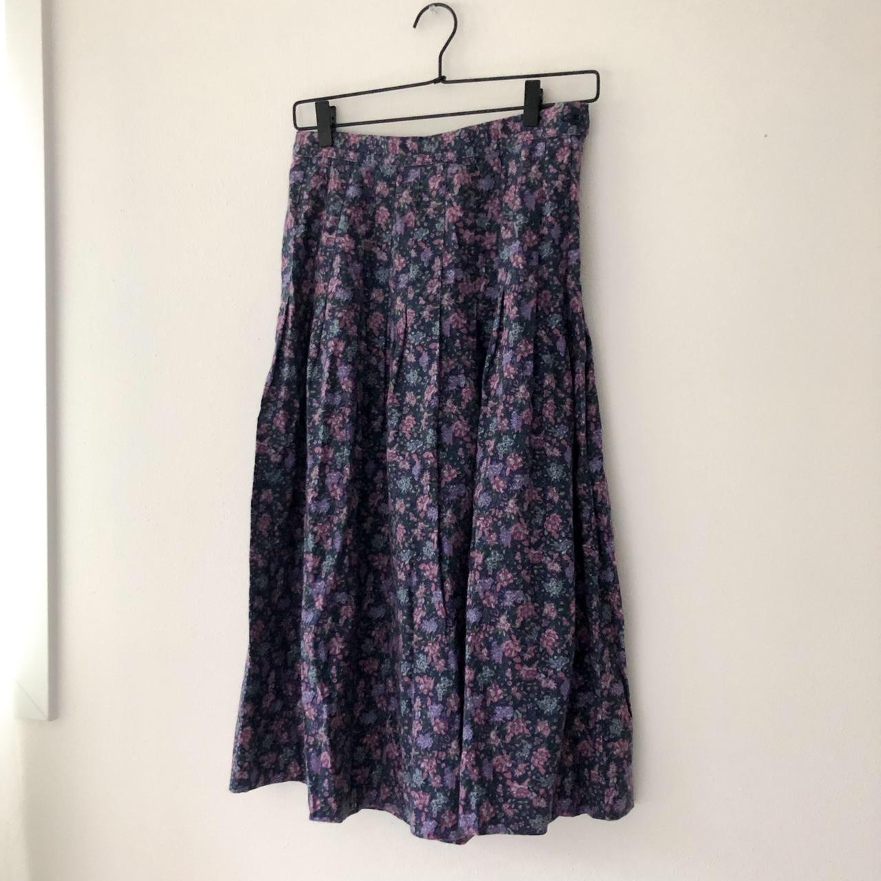 Vintage Laura Ashley Skirt. Cotton and wool blend.... - Depop