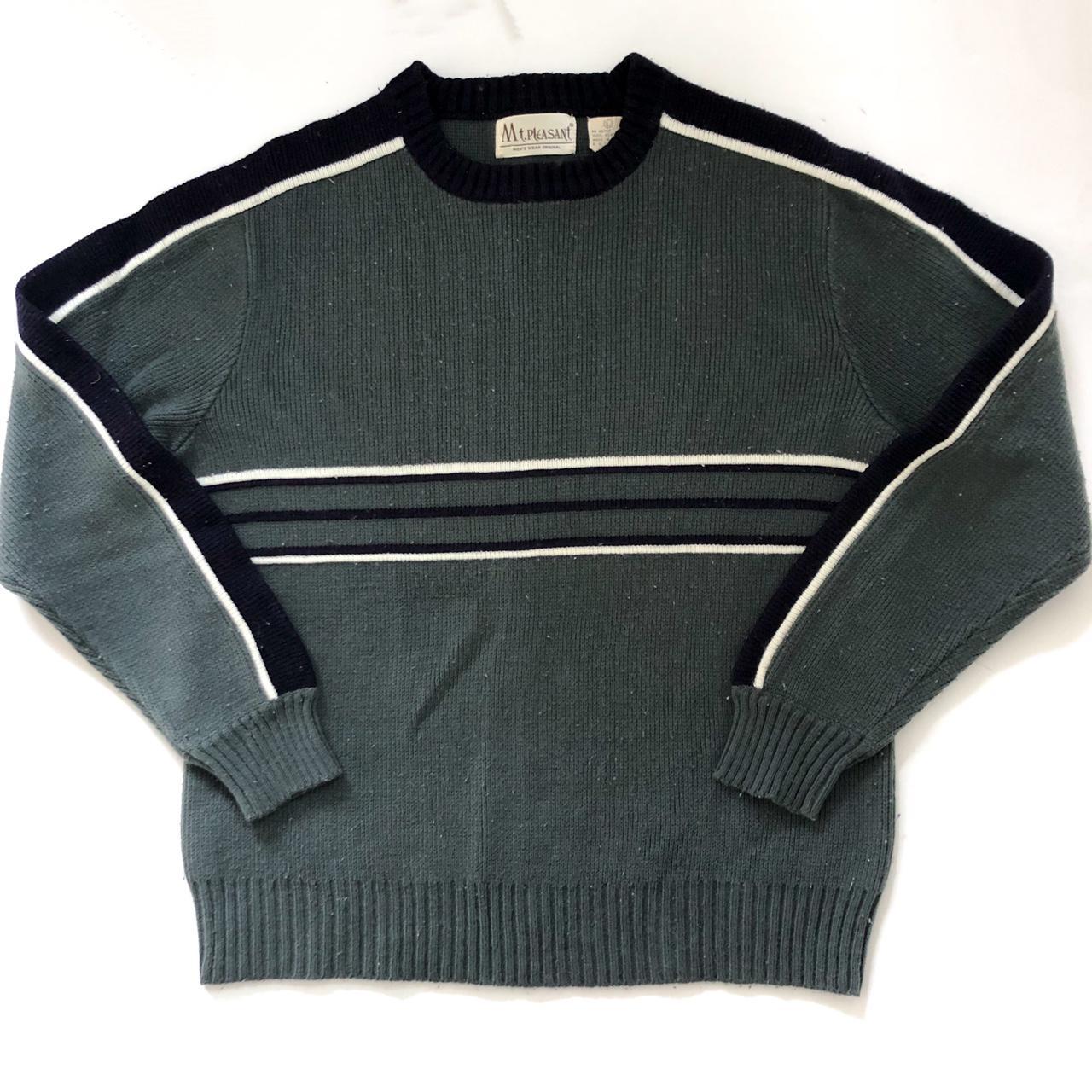 Vintage Crewneck Sweater. 100% acrylic. Some pilling... - Depop