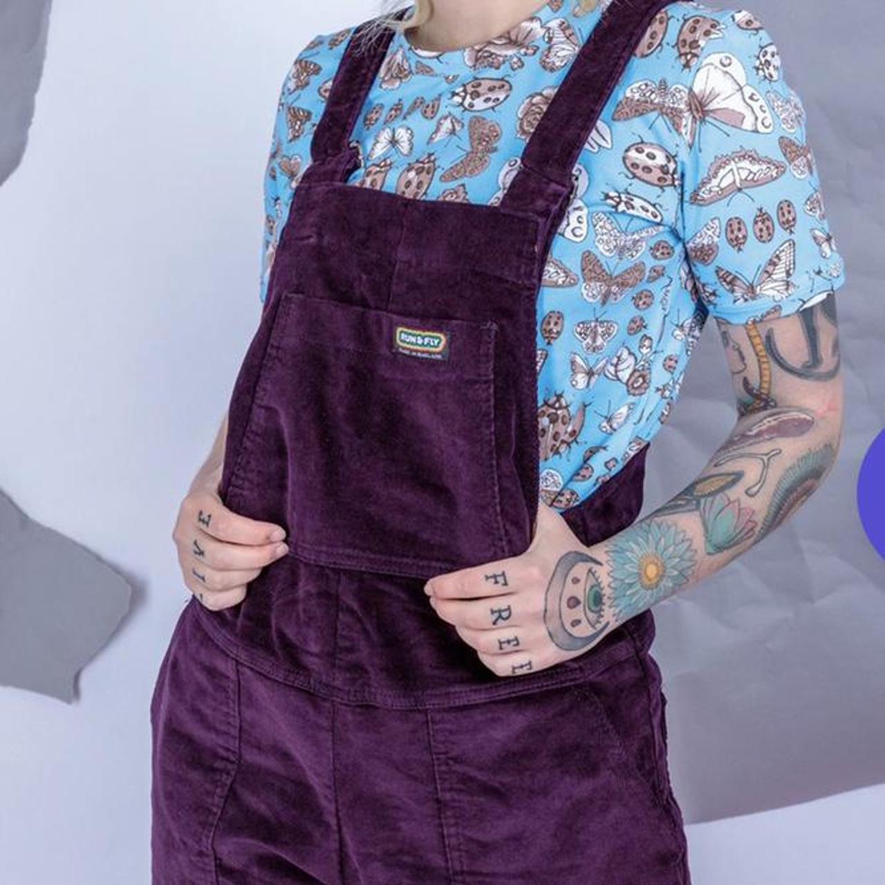 Women S Purple Dungarees Overalls Depop