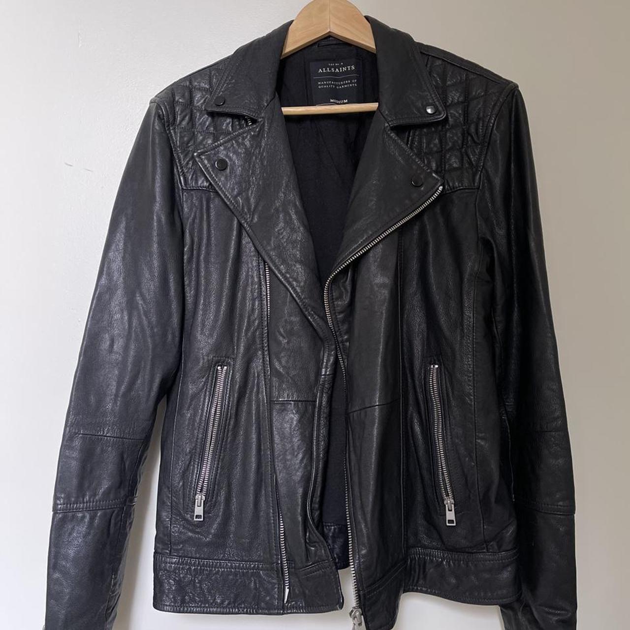 Allsaints kushiro leather jacket best sale