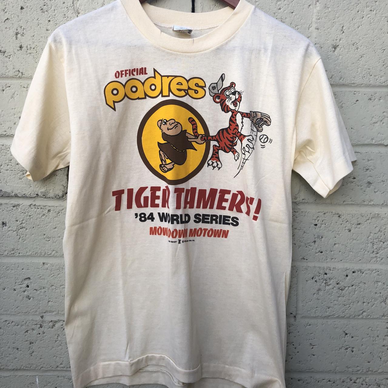 1984 WORLD SERIES OFFICIAL PADRES TIGERS TAMERS