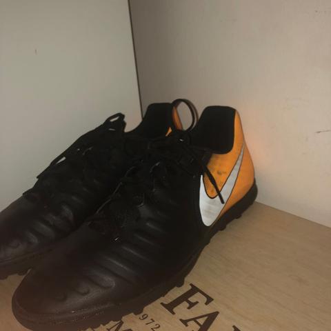 Nike football boots Orange pair have plastic studs Depop