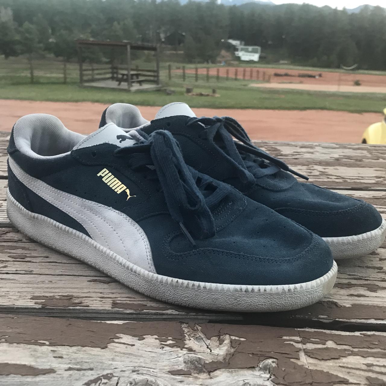 Puma icra outlet suede trainers mens