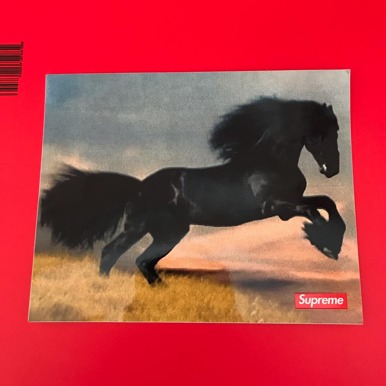 Supreme 2025 horse sticker