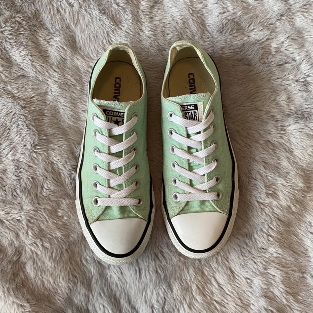 Mint green canvas on sale shoes