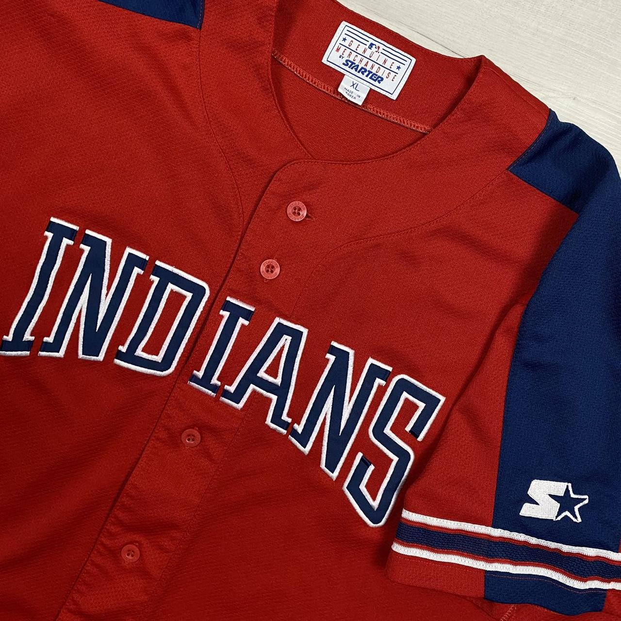 Cleveland Indians Jersey Vintage 90s Baseball - Depop