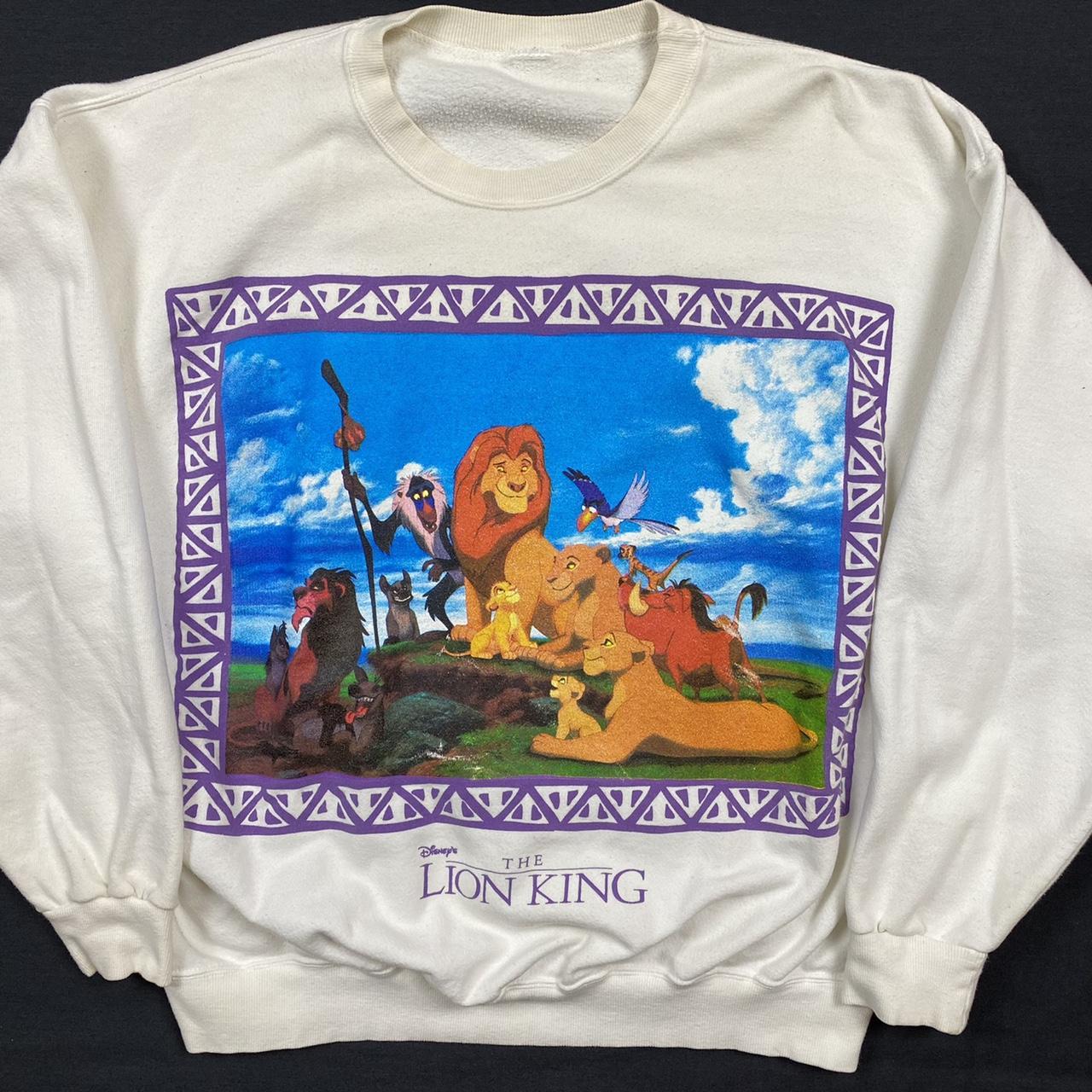 Vintage lion king hot sale sweatshirt