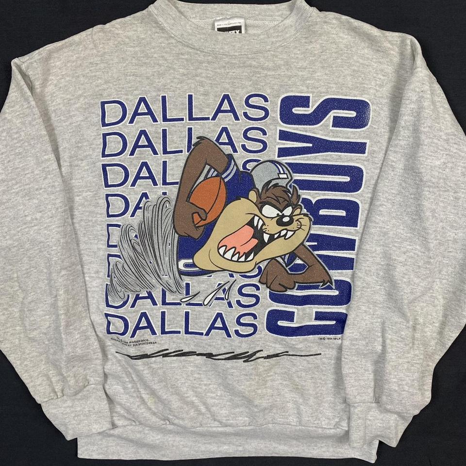 Vintage 1990s NFL Dallas Cowboys Taz 1996 Crewneck Sz. XL