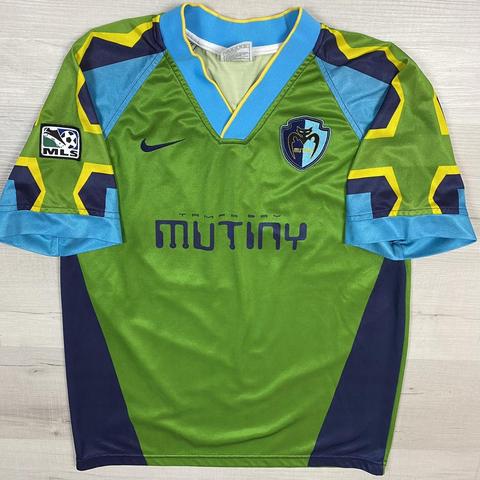 Vintage Tampa Bay Mutiny Nike Jersey Team Soccer Mens MLS Shirt Small 90s