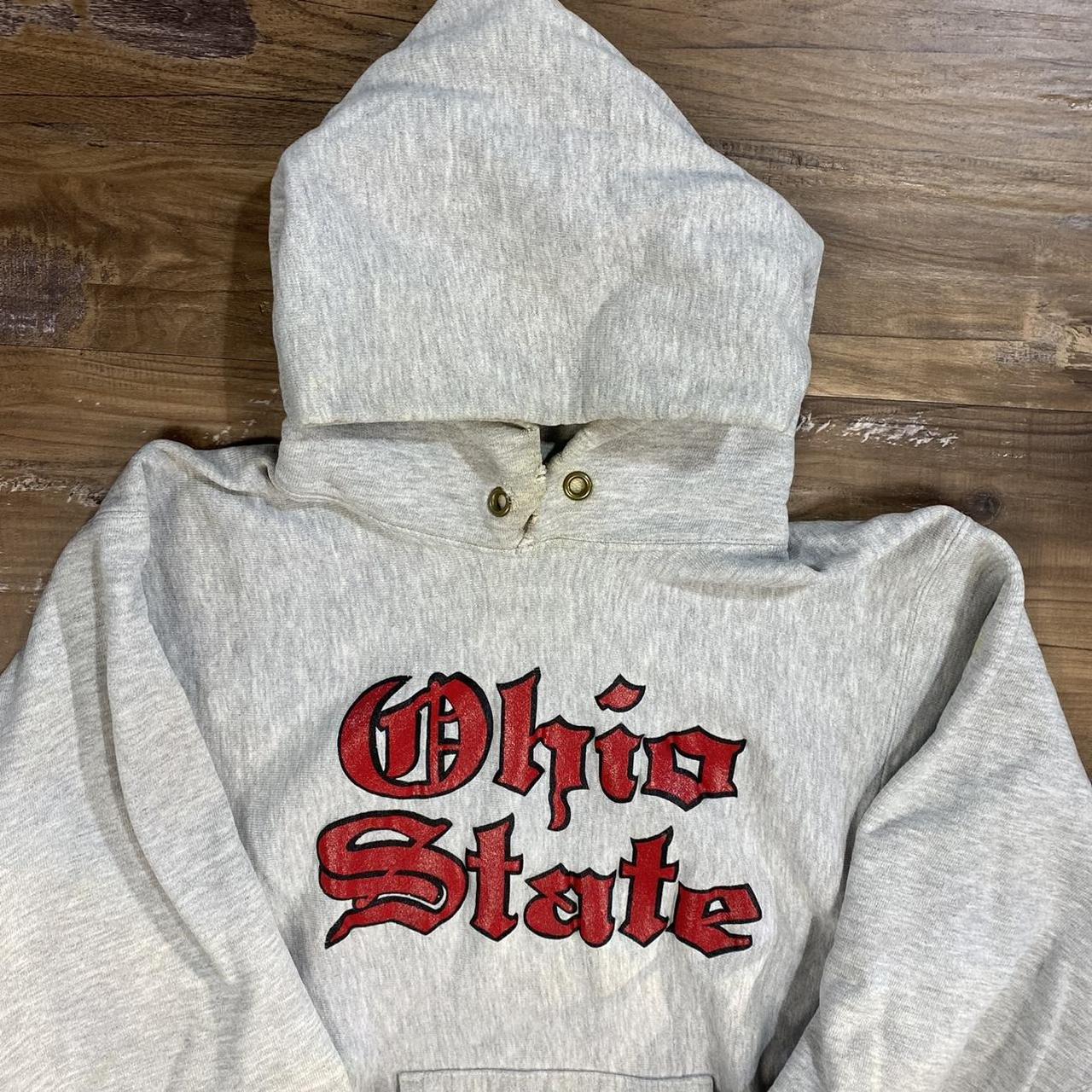 Vintage 80s Ohio state old English reverse weave - Depop