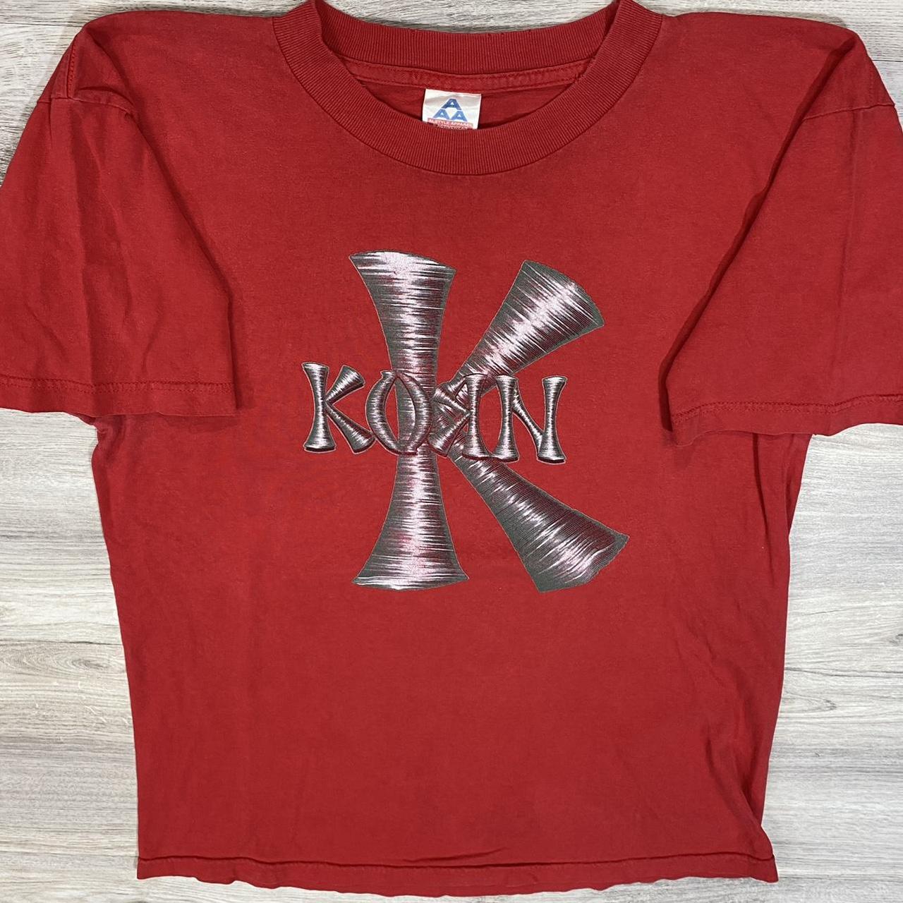 Vintage 90s y2k korn follow the leader promo t shirt... - Depop