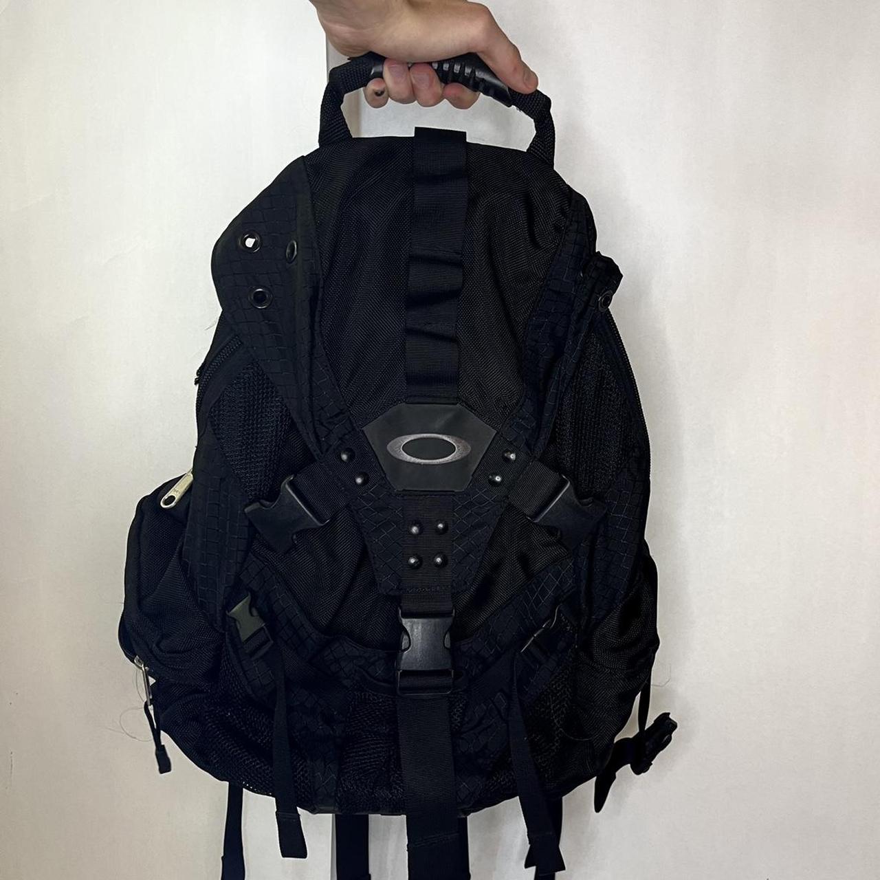 Vintage Oakley Icon Backpack In The Color Black In Depop   P0 